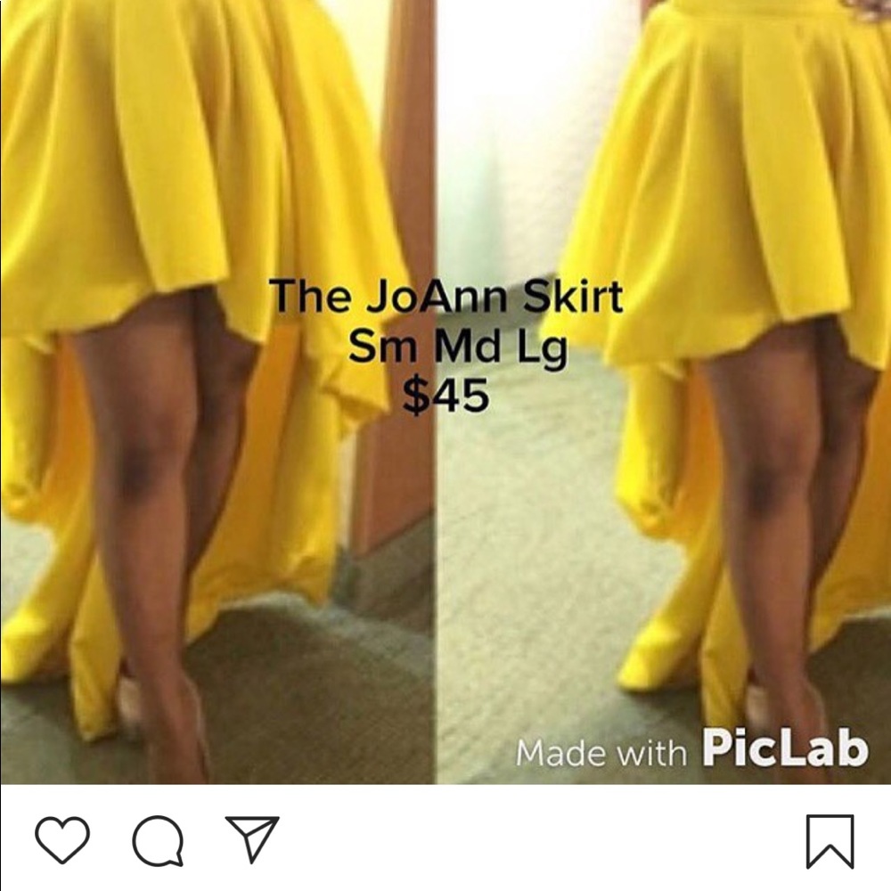 Hi Low Skirt